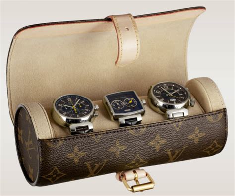 louis vuitton 3 watch case|louis vuitton watch chronometer.